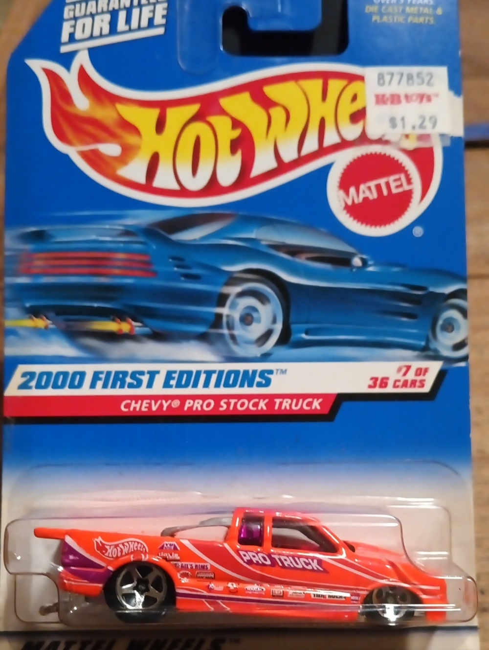 Mattel Hot Wheels Orange & Purple Pro Truck Racing Pickup